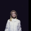 Actress April Shawhan in a scene fr. the Broadway musical "A History of the American Film." (New York)