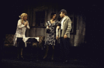 Actors (L-R) April Shawhan, Swoosie Kurtz & Gary Bayer in a scene fr. the Broadway musical "A History of the American Film." (New York)