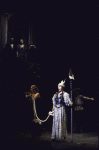 Actresses (L-R) April Shawhan & Swoosie Kurtz in a scene fr. the Broadway musical "A History of the American Film." (New York)