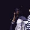 Actresses (L-R) Maureen Anderman & April Shawhan in a scene fr. the Broadway musical "A History of the American Film." (New York)
