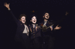 Actresses (L-R) Swoosie Kurtz, Kate McGregor-Stewart & Joan Pape in a scene fr. the Broadway musical "A History of the American Film." (New York)