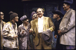 Actor Harris Yulin (3R) with cast in a scene from the Roundabout Theater Co.'s production of the play "The Visit." (New York)