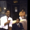 Actors (L-R) Jim Pickens Jr., Joseph C. Phillips and Starletta DuPois in a scene from the Roundabout Theater Co.'s production of the play "A Raisin in the Sun." (New York)