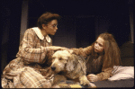 Actresses (L-R) Karen Allen and Eevin Hartsough in a scene from the Roundabout Theater Co.'s production of the play "The Miracle Worker." (New York)