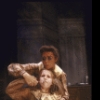 Actresses (Top-Bottom) Karen Allen and Eevin Hartsough in a scene from the Roundabout Theater Co.'s production of the play "The Miracle Worker." (New York)