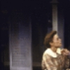 Actresses (L-R) Karen Allen and Eevin Hartsough in a scene from the Roundabout Theater Co.'s production of the play "The Miracle Worker." (New York)