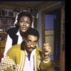 Actors Ernestine Jackson & Ben Harney in a scene fr. the Roundabout Theater Co.'s production of the musical "Brownstone." (New York)