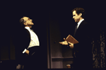 Actors (L-R) Jeffrey DeMunn & Michael O'Keefe (who left the production before opening) in a scene fr. the Roundabout Theater Co.'s production of the play "Hedda Gabler." (New York)