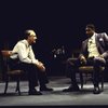 Actors (L-R) Jeffrey DeMunn & Keith David in a scene fr. the Roundabout Theater Co.'s production of the play "Hedda Gabler." (New York)