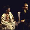 Actresses (L-R) Kelly McGillis & Laura Linney in a scene fr. the Roundabout Theater Co.'s production of the play "Hedda Gabler." (New York)