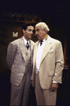 Actors (L-R) Boyd Gaines and Louis Zorich in a scene from the Broadway transfer of the Roundabout Theater Co.'s production of the musical "She Loves Me." (New York)