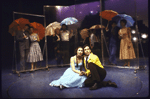Actors Stefanianne Christopherson and Dean Pitchford in a scene from the New York Shakespeare Festival's production of the musical "The Umbrellas of Cherbourg." (New York)