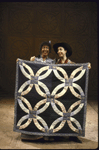 Actresses (L-R) Evalyn Baron and Marjorie Berman in a scene from the Broadway musical "Quilters." (New York)