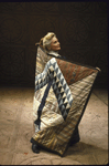 Actress Lenka Peterson in a scene from the Broadway musical "Quilters." (New York)