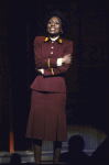 Actress Ernestine Jackson in a scene fr. the Broadway revival of the musical "Guys and Dolls." (New York)