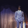 Actors Norma Donaldson & Robert Guillaume in a scene fr. the Broadway revival of the musical "Guys and Dolls." (New York)