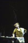 Actress Angela Lansbury in a scene fr. the Broadway musical "Sweeney Todd." (New York)