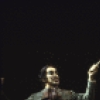 Actors (L-R) Joaquin Romaguera & Len Cariou in a scene fr. the Broadway musical "Sweeney Todd." (New York)
