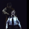 Actors (L-R) Ken Jennings & George Hearn in a scene fr. the replacement cast of the Broadway musical "Sweeney Todd." (New York)