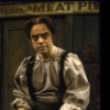 Actor Ross Petty in a scene fr. the Bus & Truck tour of the Broadway musical "Sweeney Todd." (New York)