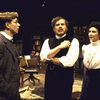 Actors (L-R) Simon Brooking, Robert Foxworth and Mary Steenburgen in a scene from the Roundabout Theater Co.'s production of the play "Candida" (New York)