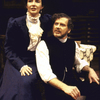Actors Mary Steenburgen and Robert Foxworth in a scene from the Roundabout Theater Co.'s production of the play "Candida" (New York)