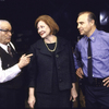 Actors (L-R) Eli Wallach, Debra Mooney and Hector Elizondo in a scene from the Roundabout Theater Co.'s production of the play "The Price " (New York)