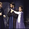 Actors (L-R) James Cromwell, Billy Campbell & Elizabeth McGovern in a scene fr. the Roundabout Theater Co.'s production of the play "Hamlet." (New York)