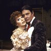 Actors Patricia Elliott & Louis Jourdan in a scene fr. the Circle in the Square production of the play "13 Rue de L'Amour." (New York)