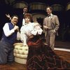 Actors (L-R) Bernard Fox, Louis Jourdan, Patricia Elliott & Richard Pilcher in a scene fr. the Circle in the Square production of the play "13 Rue de L'Amour." (New York)