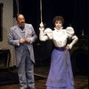 Actors Patricia Elliott & Laurie Main in a scene fr. the Circle in the Square production of the play "13 Rue de L'Amour." (New York)