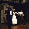 Actors (L-R) Louis Jourdan, Jill P. Rose & Patricia Elliott in a scene fr. the Circle in the Square production of the play "13 Rue de L'Amour." (New York)