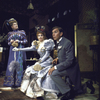 Actors (L-R) Elizabeth Wilson, Patricia Conolly and James Valentine in a scene from the Circle in the Square production of the play "The Importance of Being Earnest." (New York)