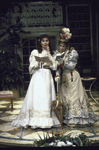 Actresses (L-R) Kathleen Widdoes and Patricia Conolly in a scene from the Circle in the Square production of the play "The Importance of Being Earnest." (New York)