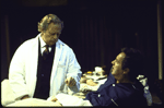 Actors (L-R) Richard McKenzie and Richard Venture in a scene from the Circle in the Square production of the play "The National Health." (New York)