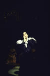 Actor Raul Julia in a scene from the Circle in the Square production of the musical "Where's Charley?." (New York)