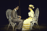 Actors Carol Jo Lugenbeal and Jerry Lanning in a scene from the Circle in the Square production of the musical "Where's Charley?." (New York)