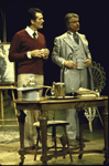 Actors (L-R) Jerry Lanning and Peter Walker in a scene from the Circle in the Square production of the musical "Where's Charley?." (New York)