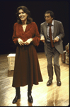 Actors Barbara Feldon and Laurence Luckinbill in a scene from the Circle in the Square production of the play "Past Tense." (New York)