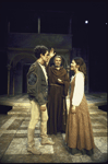 Actors (L-R) Paul Rudd, Jack Gwillim and Pamela Payton-Wright in a scene from the Circle in the Square production of the play "Romeo and Juliet." (New York)