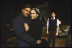 Actors (L-R) Harry Hamlin, Frances McDormand & Thomas G. Waites in a scene fr. the Circle in the Square production of the play "Awake and Sing!." (New York)