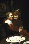 Actors Valerie Mahaffey and Stephen Collins in a scene from the Circle in the Square production of the play "The Loves of Anatol." (New York)