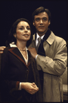 Actors Maureen Anderman and Peter Coffield in a scene from the Circle in the Square production of the play "The Man Who Came to Dinner." (New York)