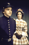 Actors Robert Stattel & Maureen Anderman in a scene fr. the American Shakespeare Festival's production of the play "Mourning Becomes Electra." (Stratford)