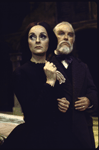 Actors Carole Shelley and William Larsen in a scene from the American Shakespeare Festival's production of the play "Romeo and Juliet." (Stratford)