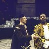 Actors (L-R) Lee Richardson & Moses Gunn in a scene fr. the American Shakespeare Festival's production of the play "Othello." (Stratford)
