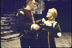 Actors Jan Miner & Lee Richardson in a scene fr. the American Shakespeare Festival's production of the play "Othello." (Stratford)