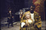 Actors (L-R) Lee Richardson, Peter Thompson, Roberta Maxwell & Moses Gunn in a scene fr. the American Shakespeare Festival's production of the play "Othello." (Stratford)
