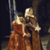 Actresses (L-R) Amy Taubin, Mary Ellen Ray, Roberta Maxwell & Jan Miner in a scene fr. the American Shakespeare Festival's production of the play "All's Well That Ends Well." (Stratford)