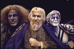 Actors (L-R) David Hurst, Morris Carnovsky and Jess Richards in a scene from the American Shakespeare Festival's production of the play "The Tempest." (Stratford)